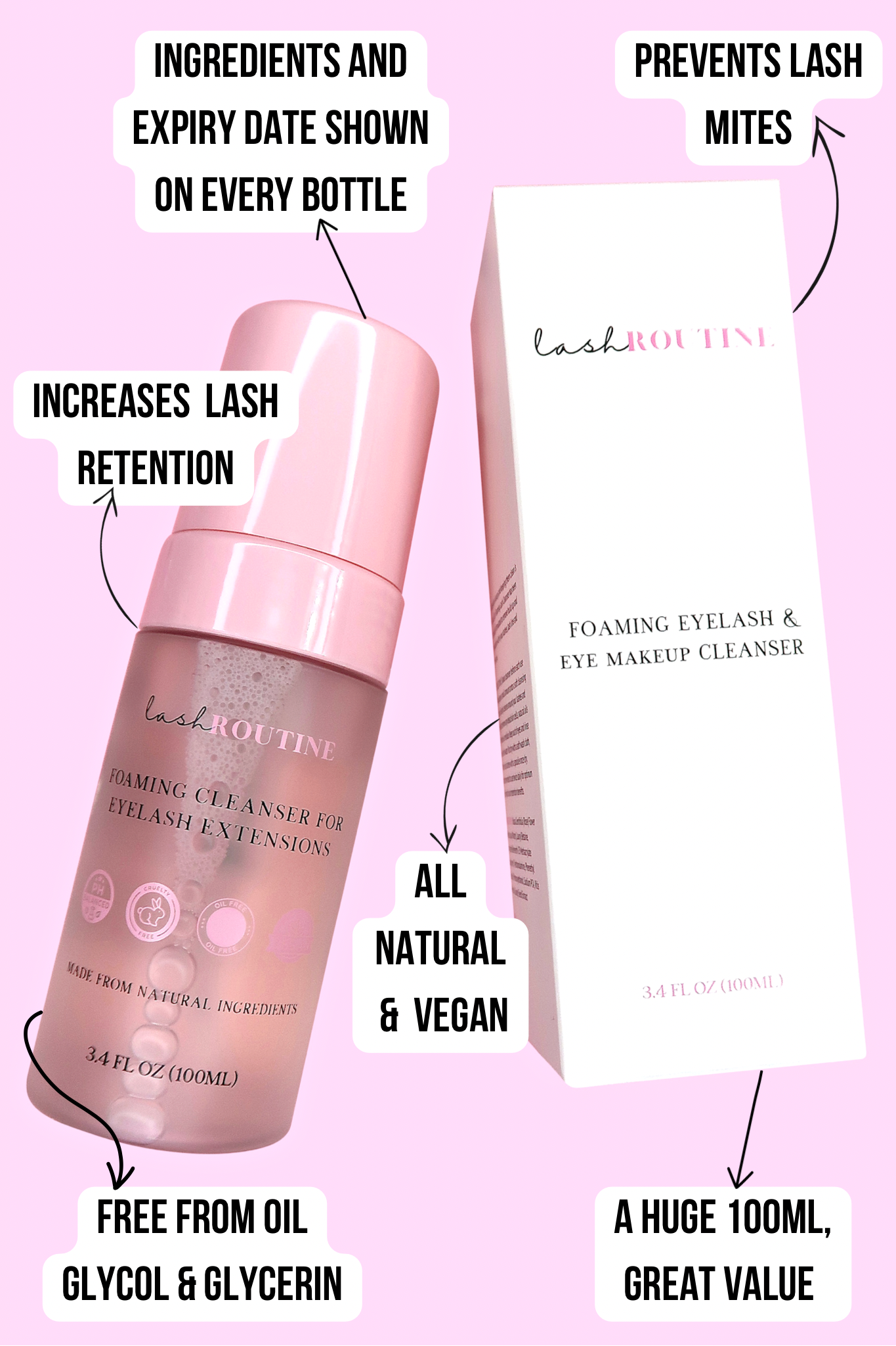 Lash Cleanser 100ML